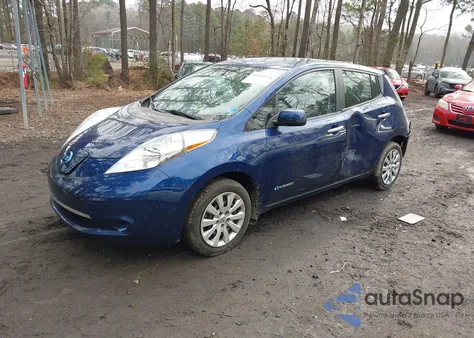 2017 Nissan Leaf S z USA, uszkodzony, nr VIN 1N4BZ0CP8HC310873